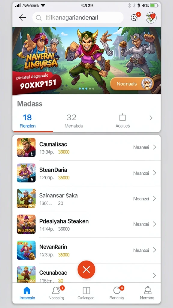 Momen seru dalam gameplay multiplayer yang kompetitif.