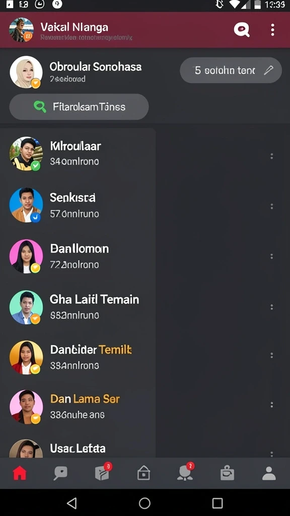 Tampilan antarmuka yang bersih dan modern.