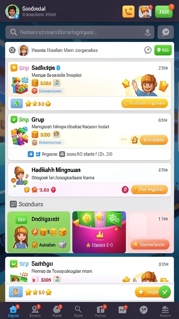 Tampilan antarmuka yang ramah pengguna.