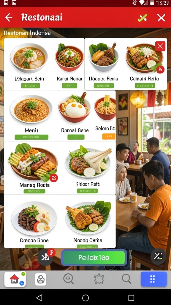 Tampilan antarmuka yang ramah pengguna dan intuitif.