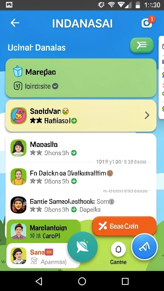 Tampilan antarmuka yang menarik dan user-friendly.