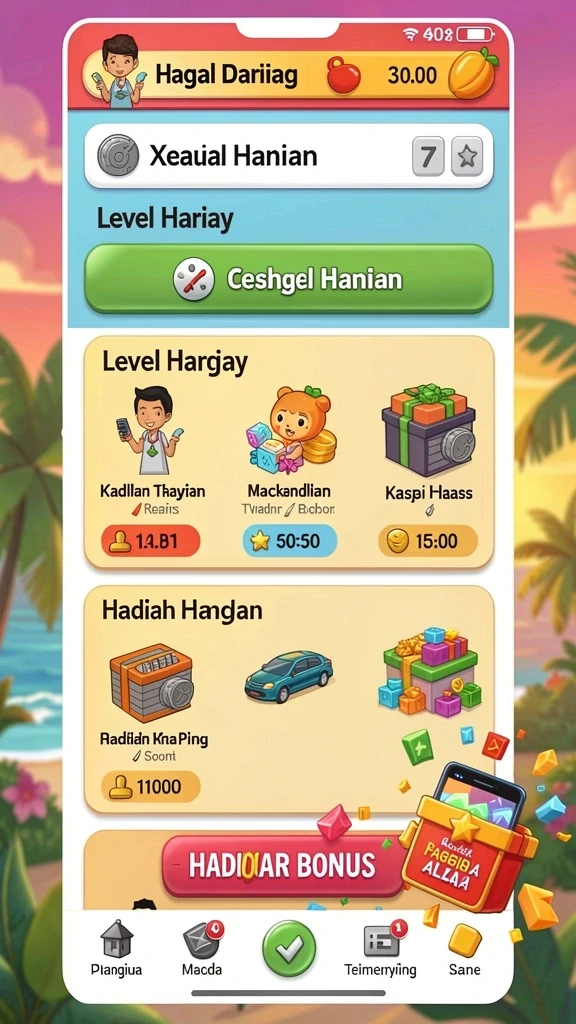 Screenshot menampilkan salah satu permainan slot populer di GACOR777.