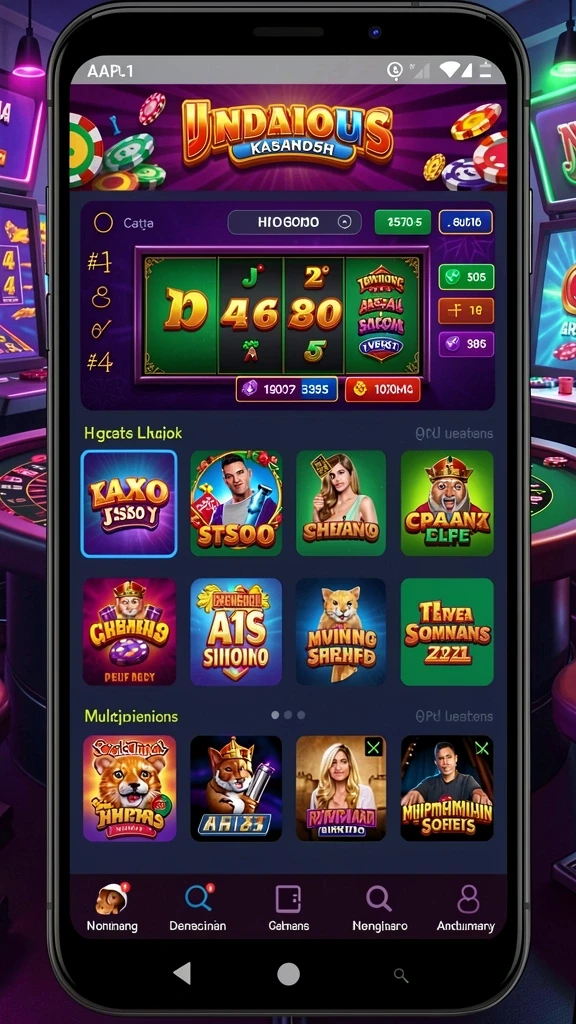 Screenshot kedua menampilkan karakter unik dalam permainan.