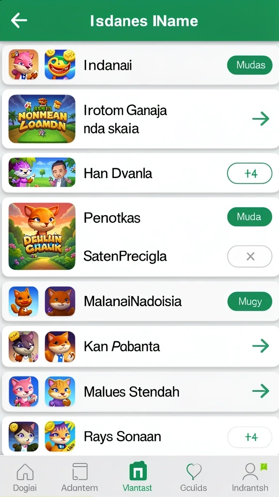 Tampilan antarmuka yang menarik dan user-friendly.