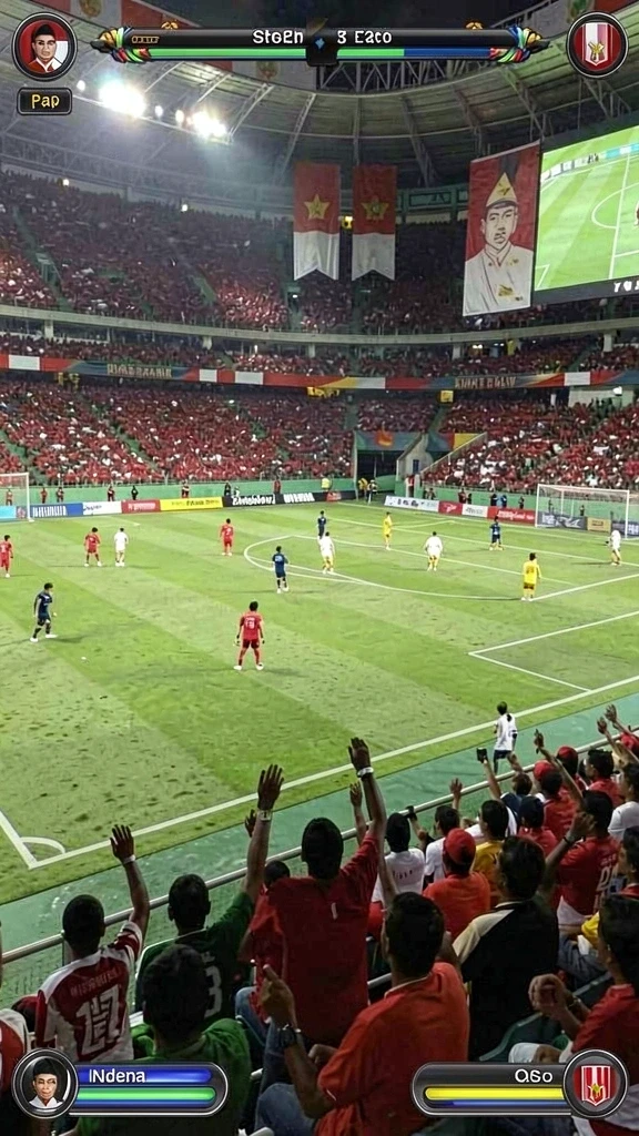 Pemandangan menakjubkan dari lokasi dalam game.