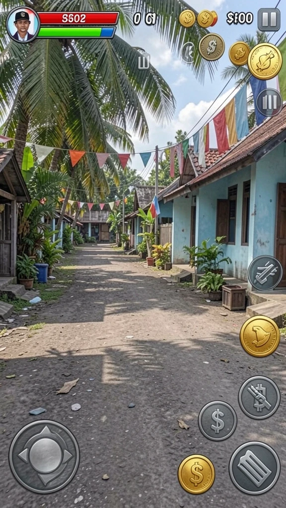 Screenshot menampilkan mode permainan yang penuh aksi.