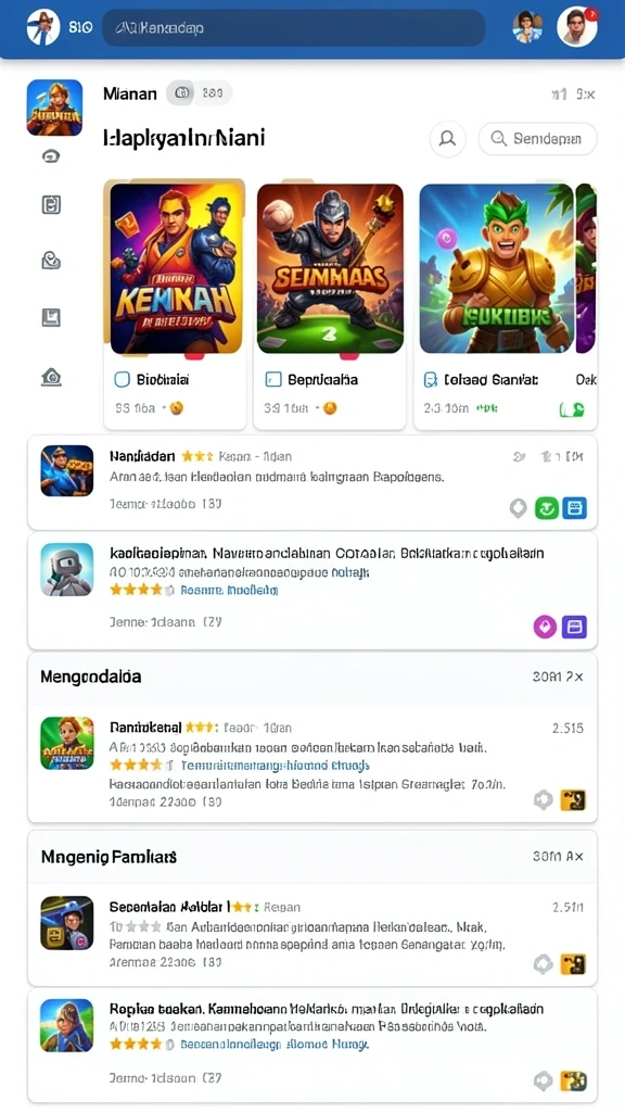 Tampilan antarmuka yang sangat user-friendly dan menarik.