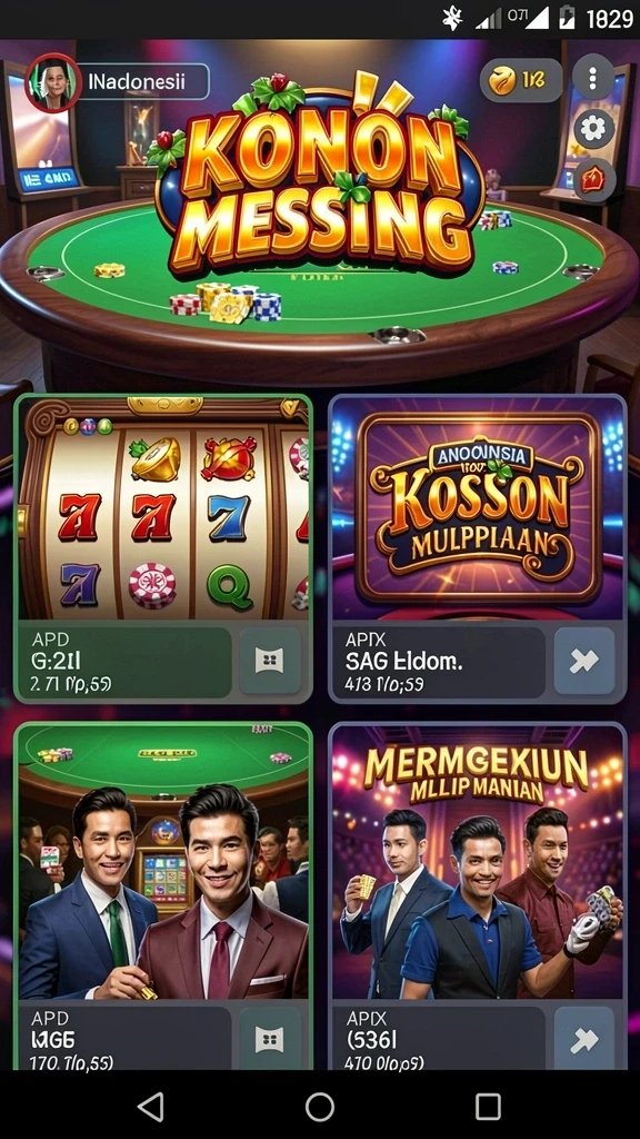 Beragam pilihan permainan untuk semua pemain.