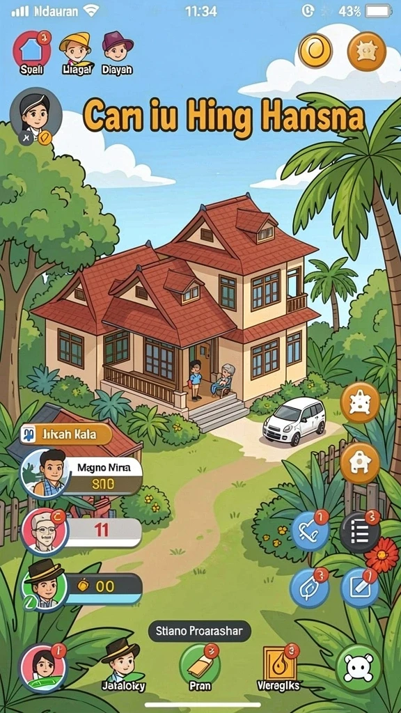Tampilan antarmuka yang user-friendly.