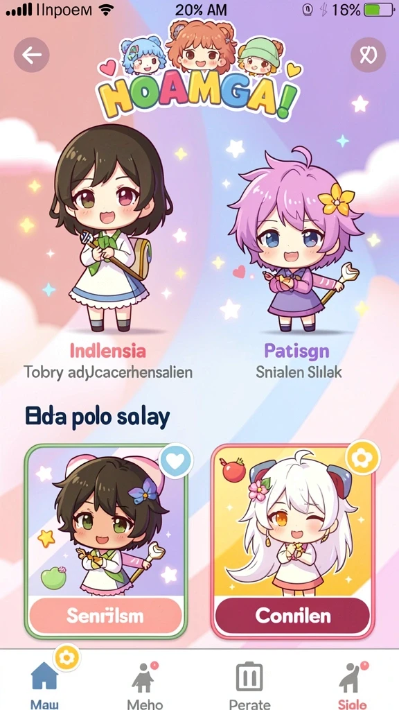 Karakter menarik dalam PESONA77.