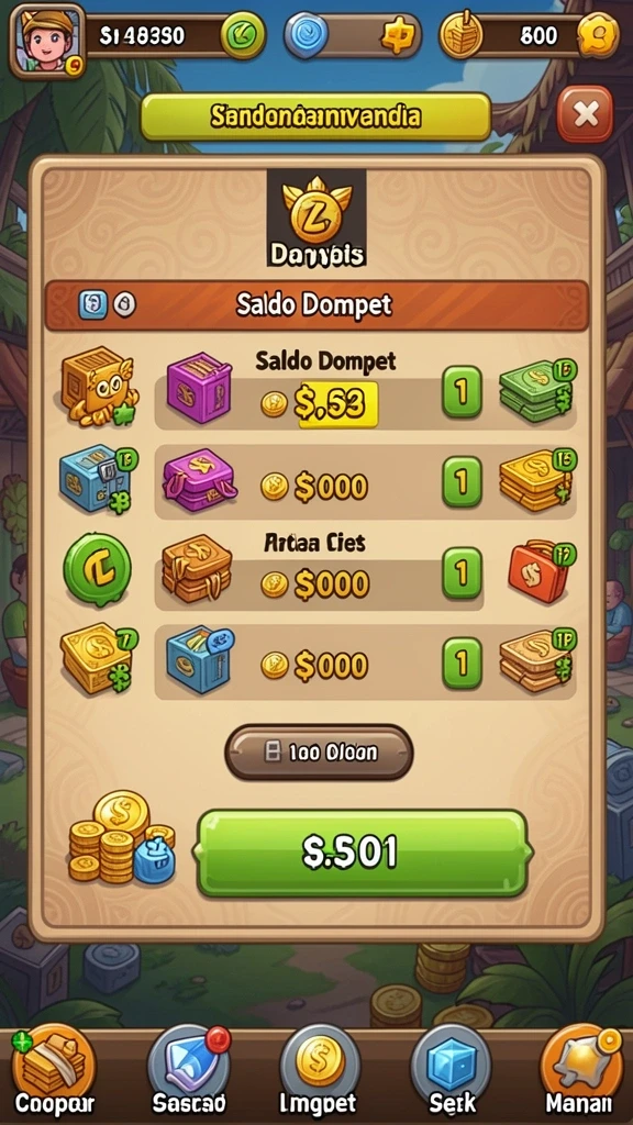 Mode multiplayer untuk bermain bersama teman.
