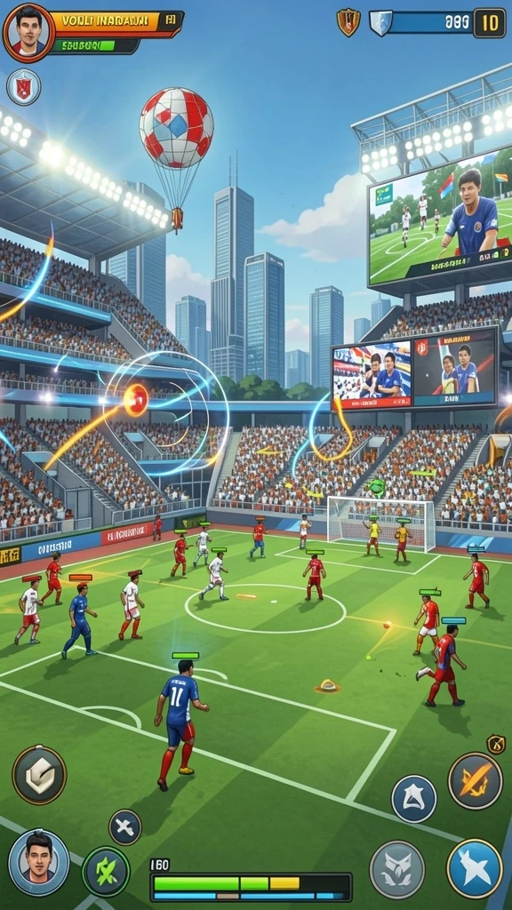 Fitur multiplayer yang memungkinkan bermain bersama teman.