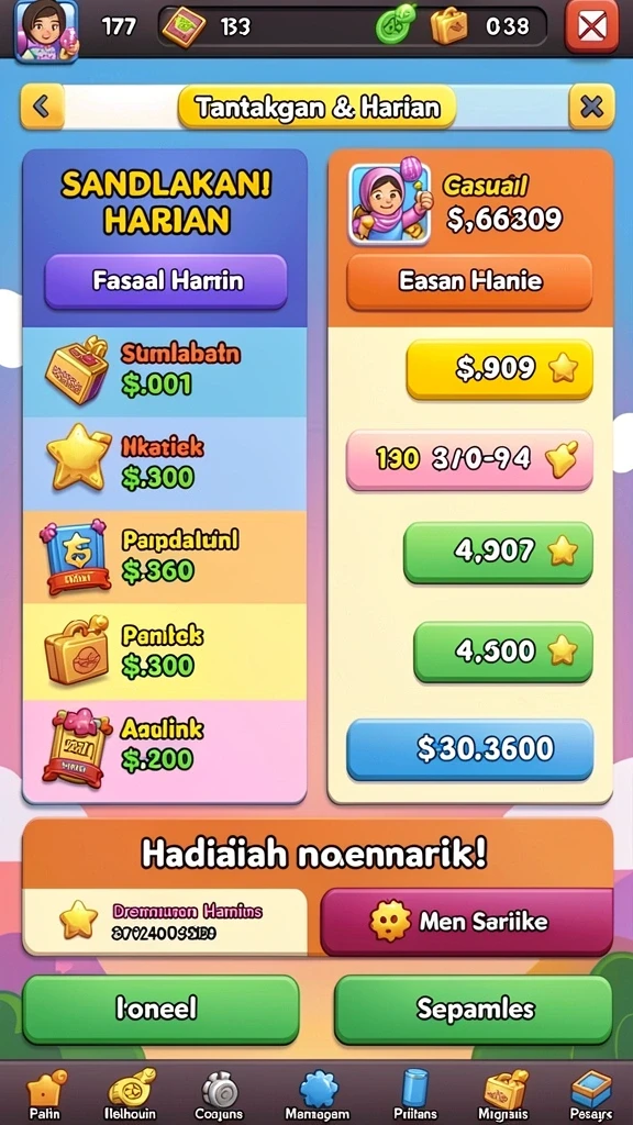Fitur bonus yang memikat untuk meningkatkan peluang menang.