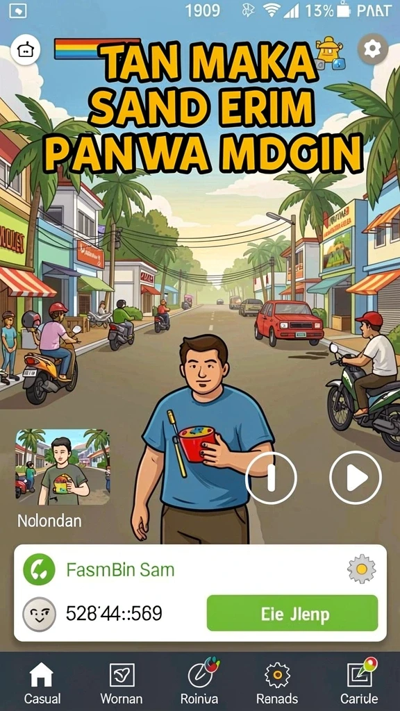 Fitur gameplay yang sederhana dan menantang.