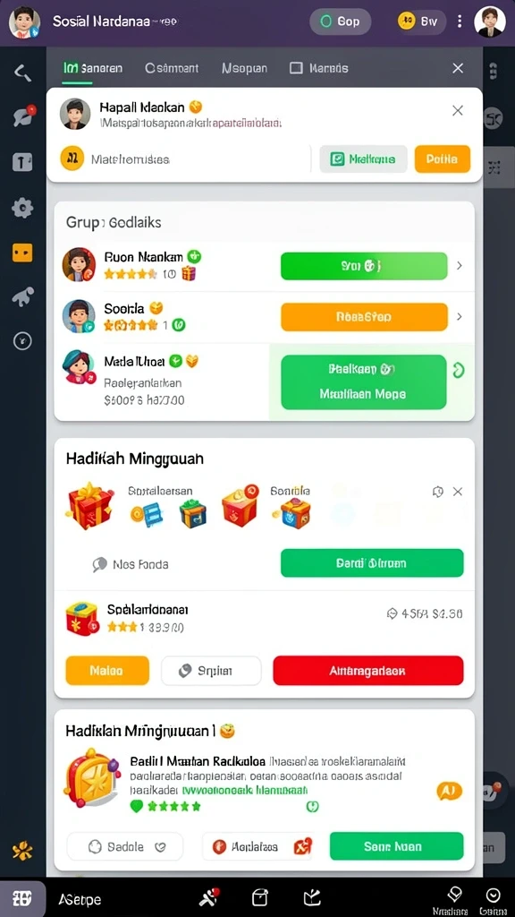 Screenshot WIN33 - Tampilkan karakter utama dalam aksi.
